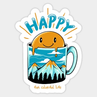 happy sun Sticker